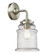 Nouveau One Light Wall Sconce in Brushed Satin Nickel (405|284-1W-SN-G184)