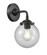 Nouveau One Light Wall Sconce in Oil Rubbed Bronze (405|284-1W-OB-G204-6)