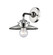Nouveau LED Wall Sconce in Black Polished Nickel (405|284-1W-BPN-M1-PN-LED)
