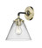 Nouveau LED Wall Sconce in Black Antique Brass (405|284-1W-BAB-G42-LED)