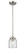 Nouveau One Light Mini Pendant in Brushed Satin Nickel (405|284-1S-SN-G52)