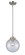 Nouveau One Light Mini Pendant in Brushed Satin Nickel (405|284-1S-SN-G204-8)
