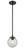 Nouveau One Light Mini Pendant in Oil Rubbed Bronze (405|284-1S-OB-G204-6)