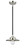 Nouveau LED Mini Pendant in Black Polished Nickel (405|284-1S-BPN-M1-PN-LED)