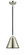 Nouveau One Light Mini Pendant in Black Polished Nickel (405|284-1S-BPN-M13-PN)