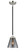Nouveau LED Mini Pendant in Black Polished Nickel (405|284-1S-BPN-G63-LED)