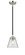 Nouveau One Light Mini Pendant in Black Polished Nickel (405|284-1S-BPN-G62)