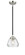 Nouveau One Light Mini Pendant in Black Polished Nickel (405|284-1S-BPN-G172)