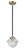Nouveau LED Mini Pendant in Black Antique Brass (405|284-1S-BAB-G532-LED)