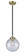 Nouveau One Light Mini Pendant in Black Antique Brass (405|284-1S-BAB-G202-8)
