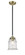 Nouveau One Light Mini Pendant in Black Antique Brass (405|284-1S-BAB-G184)