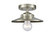 Nouveau LED Semi-Flush Mount in Brushed Satin Nickel (405|284-1C-SN-M2-SN-LED)