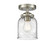 Nouveau LED Semi-Flush Mount in Brushed Satin Nickel (405|284-1C-SN-G54-LED)