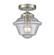 Nouveau LED Semi-Flush Mount in Brushed Satin Nickel (405|284-1C-SN-G534-LED)
