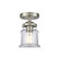 Nouveau LED Semi-Flush Mount in Oil Rubbed Bronze (405|284-1C-OB-G184S-LED)