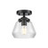 Nouveau One Light Semi-Flush Mount in Oil Rubbed Bronze (405|284-1C-OB-G172)