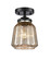 Nouveau LED Semi-Flush Mount in Oil Rubbed Bronze (405|284-1C-OB-G146-LED)