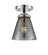 Nouveau LED Semi-Flush Mount in Black Polished Nickel (405|284-1C-BPN-G63-LED)