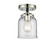 Nouveau LED Semi-Flush Mount in Black Polished Nickel (405|284-1C-BPN-G52-LED)