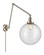 Franklin Restoration One Light Swing Arm in Brushed Satin Nickel (405|238-SN-G204-12)