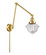 Franklin Restoration One Light Swing Arm in Satin Gold (405|238-SG-G532)