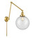Franklin Restoration One Light Swing Arm in Satin Gold (405|238-SG-G204-10)