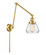 Franklin Restoration One Light Swing Arm in Satin Gold (405|238-SG-G172)