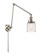 Franklin Restoration One Light Swing Arm in Polished Nickel (405|238-PN-G513)