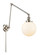 Franklin Restoration LED Swing Arm in Polished Nickel (405|238-PN-G201-8-LED)