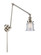 Franklin Restoration One Light Swing Arm in Polished Nickel (405|238-PN-G184S)