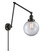 Franklin Restoration One Light Swing Arm in Matte Black (405|238-BK-G202-8)