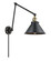 Franklin Restoration One Light Swing Arm in Black Antique Brass (405|238-BAB-M10-BK)