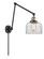 Franklin Restoration One Light Swing Arm in Black Antique Brass (405|238-BAB-G72)