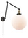 Franklin Restoration One Light Swing Arm in Black Antique Brass (405|238-BAB-G201-12)