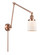 Franklin Restoration One Light Swing Arm in Antique Copper (405|238-AC-G51)