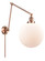 Franklin Restoration One Light Swing Arm in Antique Copper (405|238-AC-G201-12)