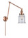 Franklin Restoration One Light Swing Arm in Antique Copper (405|238-AC-G184)