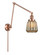 Franklin Restoration One Light Swing Arm Lamp in Antique Copper (405|238-AC-G146)