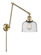 Franklin Restoration LED Swing Arm Lamp in Antique Brass (405|238-AB-G74-LED)