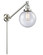 Franklin Restoration One Light Swing Arm in Brushed Satin Nickel (405|237-SN-G204-8)
