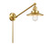 Franklin Restoration One Light Swing Arm in Satin Gold (405|237-SG-M4-SG)