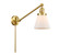 Franklin Restoration One Light Swing Arm in Satin Gold (405|237-SG-G61)
