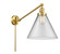Franklin Restoration One Light Swing Arm in Satin Gold (405|237-SG-G42-L)