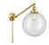 Franklin Restoration One Light Swing Arm in Satin Gold (405|237-SG-G202-12)
