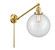 Franklin Restoration One Light Swing Arm in Satin Gold (405|237-SG-G202-10)