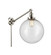 Franklin Restoration One Light Swing Arm in Polished Nickel (405|237-PN-G204-12)
