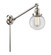 Franklin Restoration One Light Swing Arm in Polished Nickel (405|237-PN-G202-6)