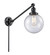 Franklin Restoration LED Swing Arm in Matte Black (405|237-BK-G204-8-LED)