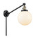 Franklin Restoration One Light Swing Arm in Black Antique Brass (405|237-BAB-G201-8)