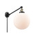 Franklin Restoration LED Swing Arm in Black Antique Brass (405|237-BAB-G201-12-LED)